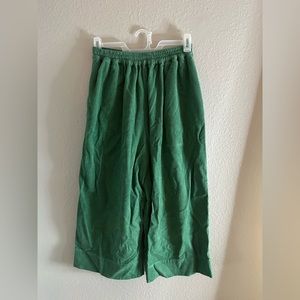 Shiny by Nature Green Corduroy Pants